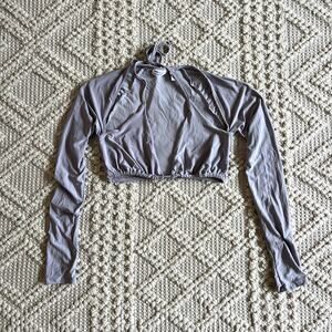 ASOS Design Gray Strappy Cropped Blouse